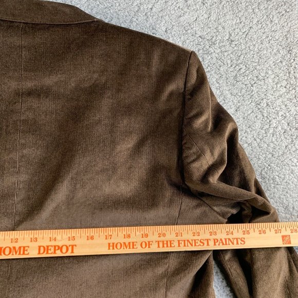 NEW Jos A Bank Blazer Mens 46 L Long‎ Brown Corduroy Sport Coat Jacket Lyocell * - Picture 11 of 12